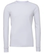 Unisex Jersey Long Sleeve Tee White