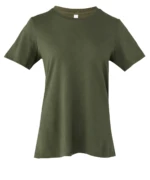 Women's Relaxed Jersey Short Sleeve Tee Military Green