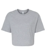 Women?s Jersey Crop Tee Athletic Heather