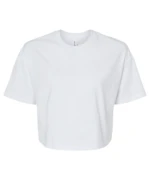 Women?s Jersey Crop Tee White