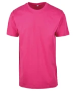 T-Shirt Round-neck Hibiskus Pink