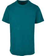 T-Shirt Round-neck Retro Green