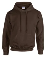 Heavy Blendâ„¢ Hooded Sweatshirt - Dark Chocolate, S gd057_darkchocolate_ft