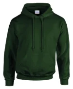 Heavy Blendâ„¢ Hooded Sweatshirt - Forest Green, S gd057_forestgreen_ft