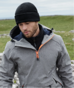 Recycled Fleece Cuffed Beanie B243_lifestyle