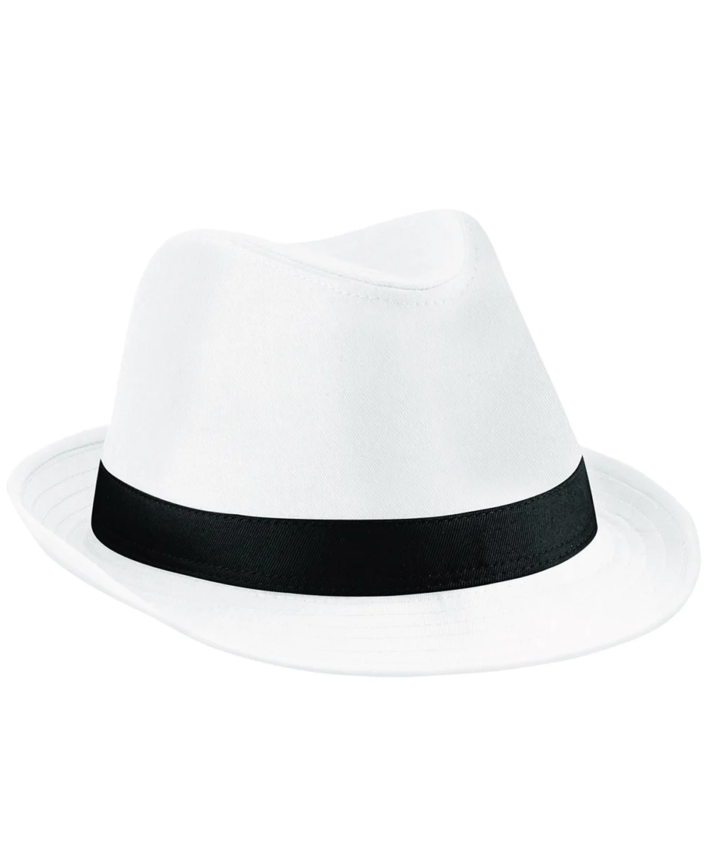 Fedora White Black