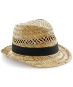 Straw Summer Trilby Natural