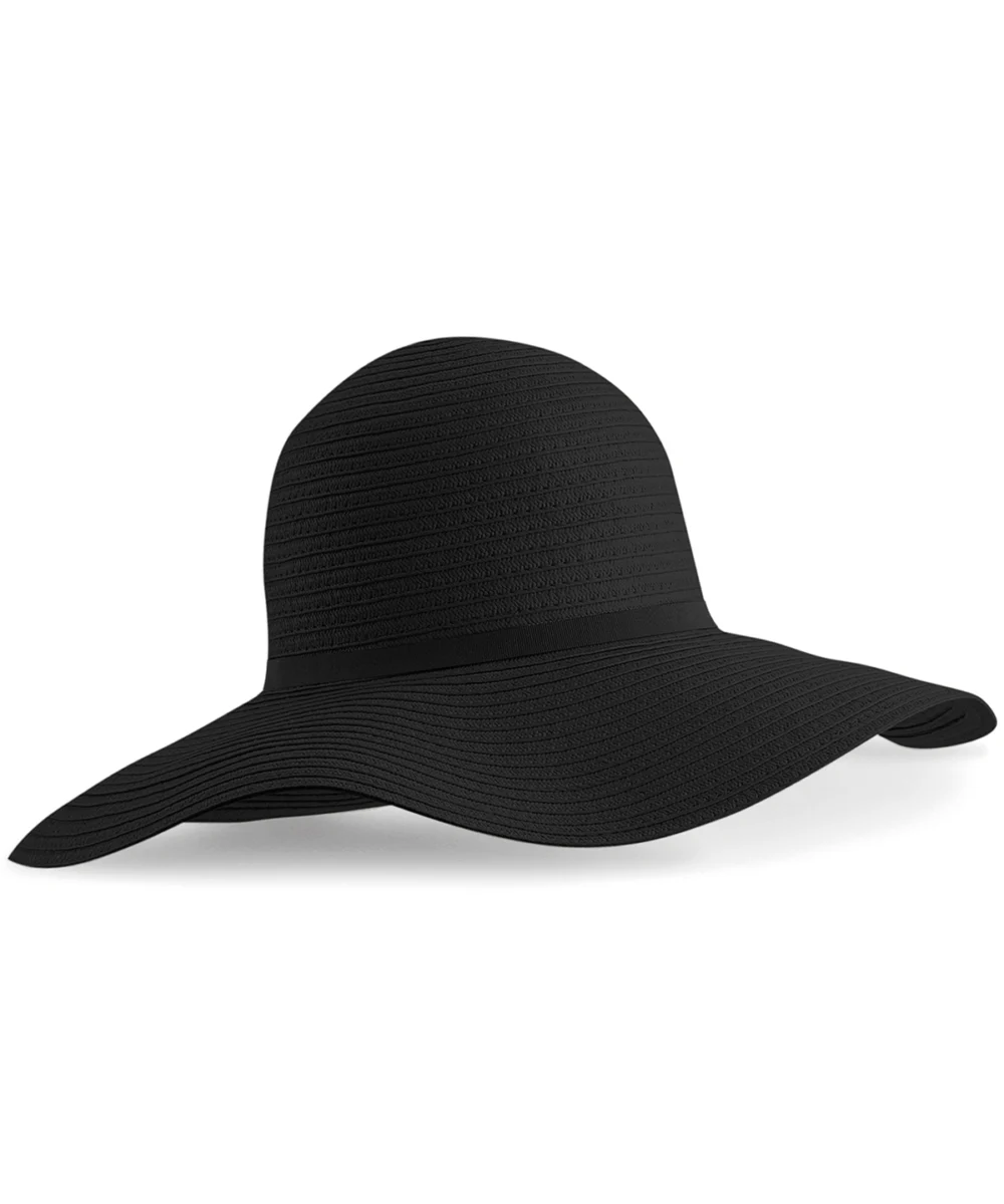 Marbella Wide-brimmed Sun Hat Black