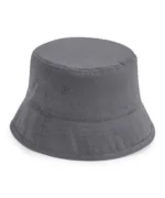 Organic Cotton Bucket Hat Graphite Grey