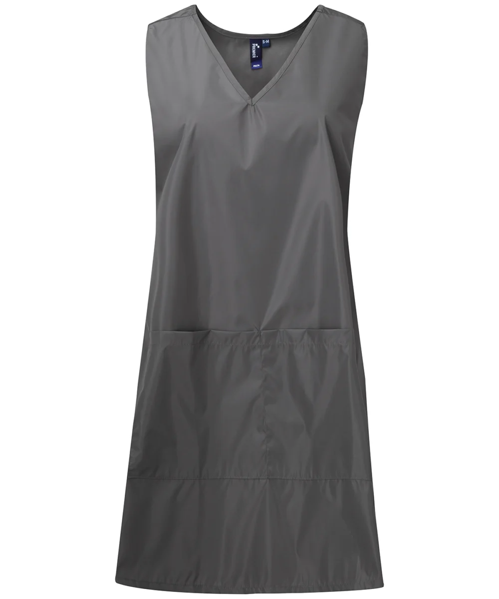 Waterproof Wrap Around Tunic Dark Grey