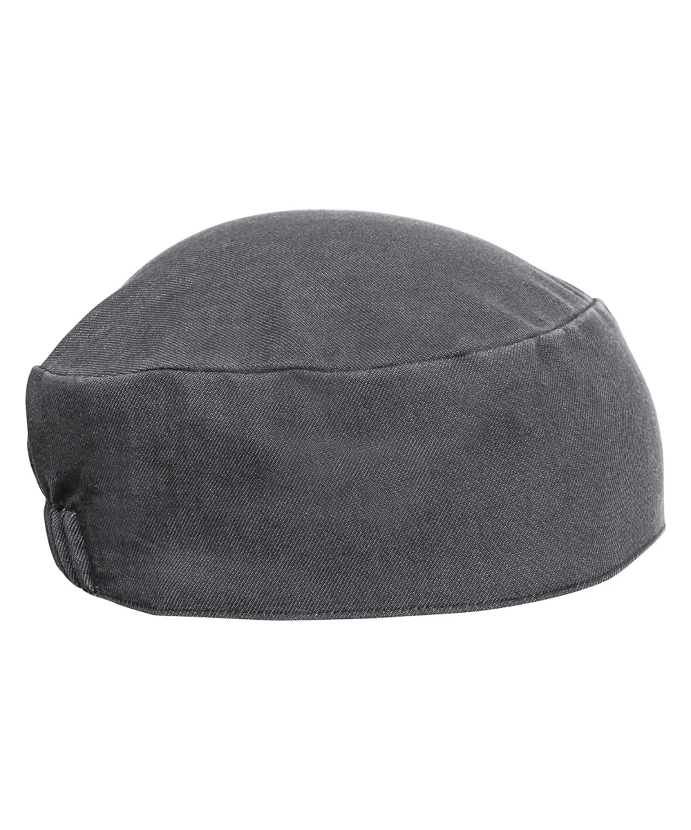 Chef's Skull Cap Grey Denim