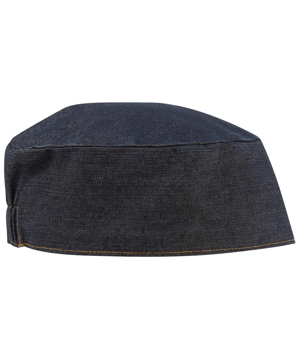 Chef's Skull Cap Indigo Denim