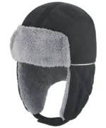 Ocean Trapper Hat Black Grey