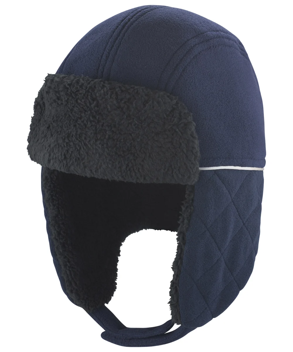 Ocean Trapper Hat Navy Black