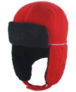 Ocean Trapper Hat Red Black