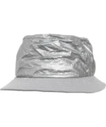 Crinkled Paper Bucket Hat (5003CP) Silver