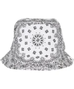 Bandana Print Bucket Hat (5003BP) White