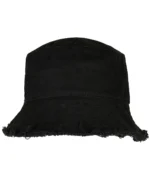 Open Edge Bucket Hat Black