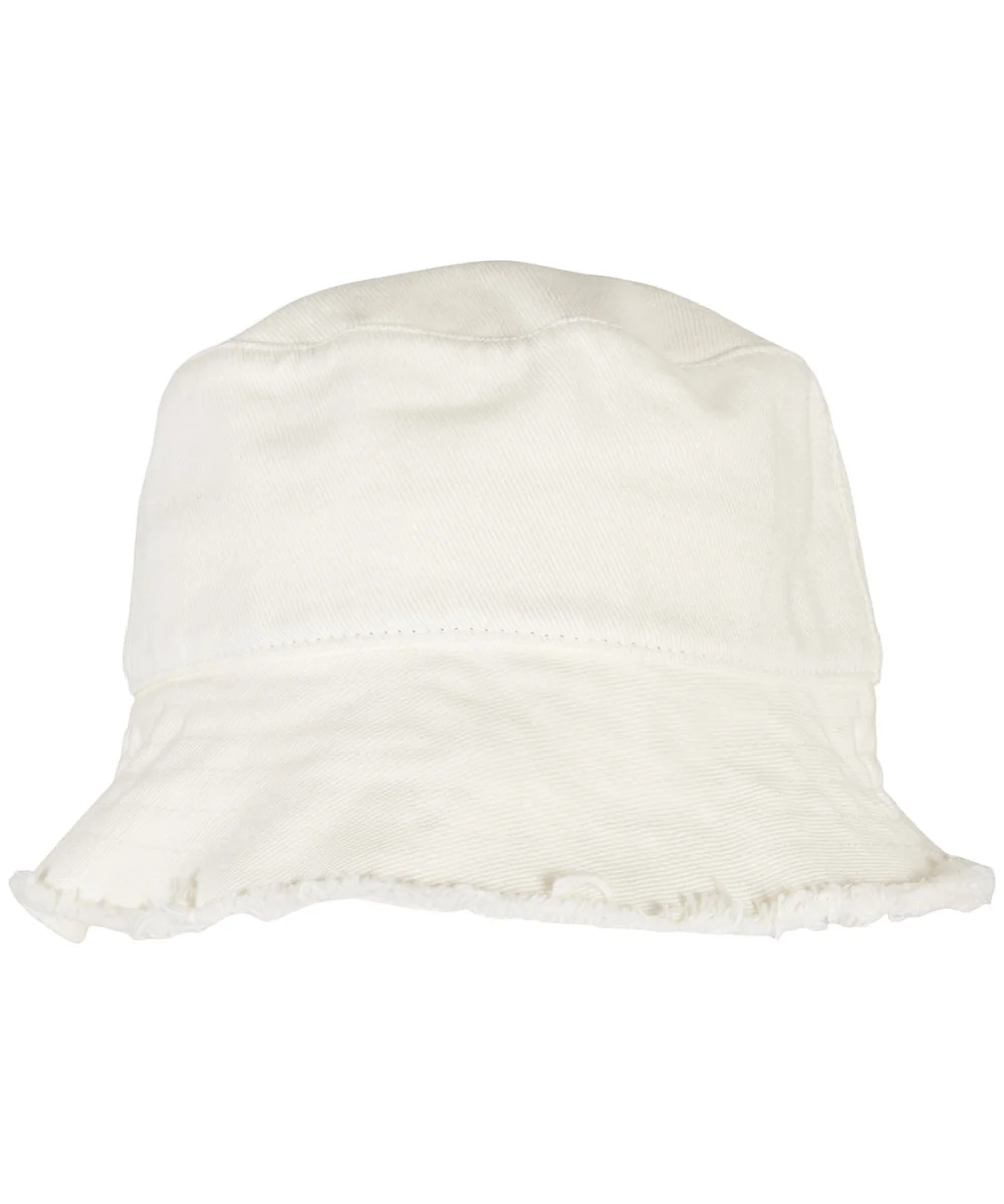 Open Edge Bucket Hat Off White