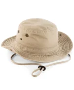 Outback hat with UPF50+ protection, Chin strap with leather toggle