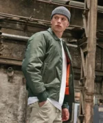 Collar Bomber Jacket by157_ls00_20253
