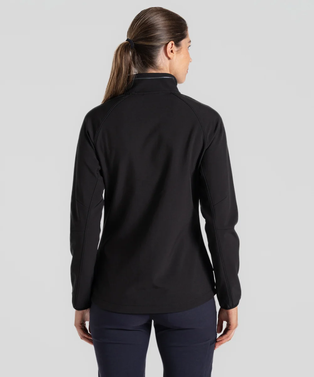 Expert Women's Basecamp Softshell Jacket - Black, Wom 8 cr310_ls03_20253