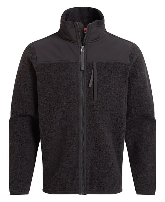 Morley Fleece Workwear Jacket cr703_black_ft
