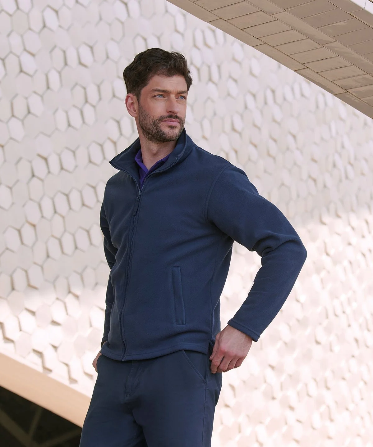 hb850_ls00_2026 Henbury HB850 Fleece Jacket