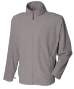 Microfleece Jacket - Heather Grey, S hb850_heathergrey_ft2