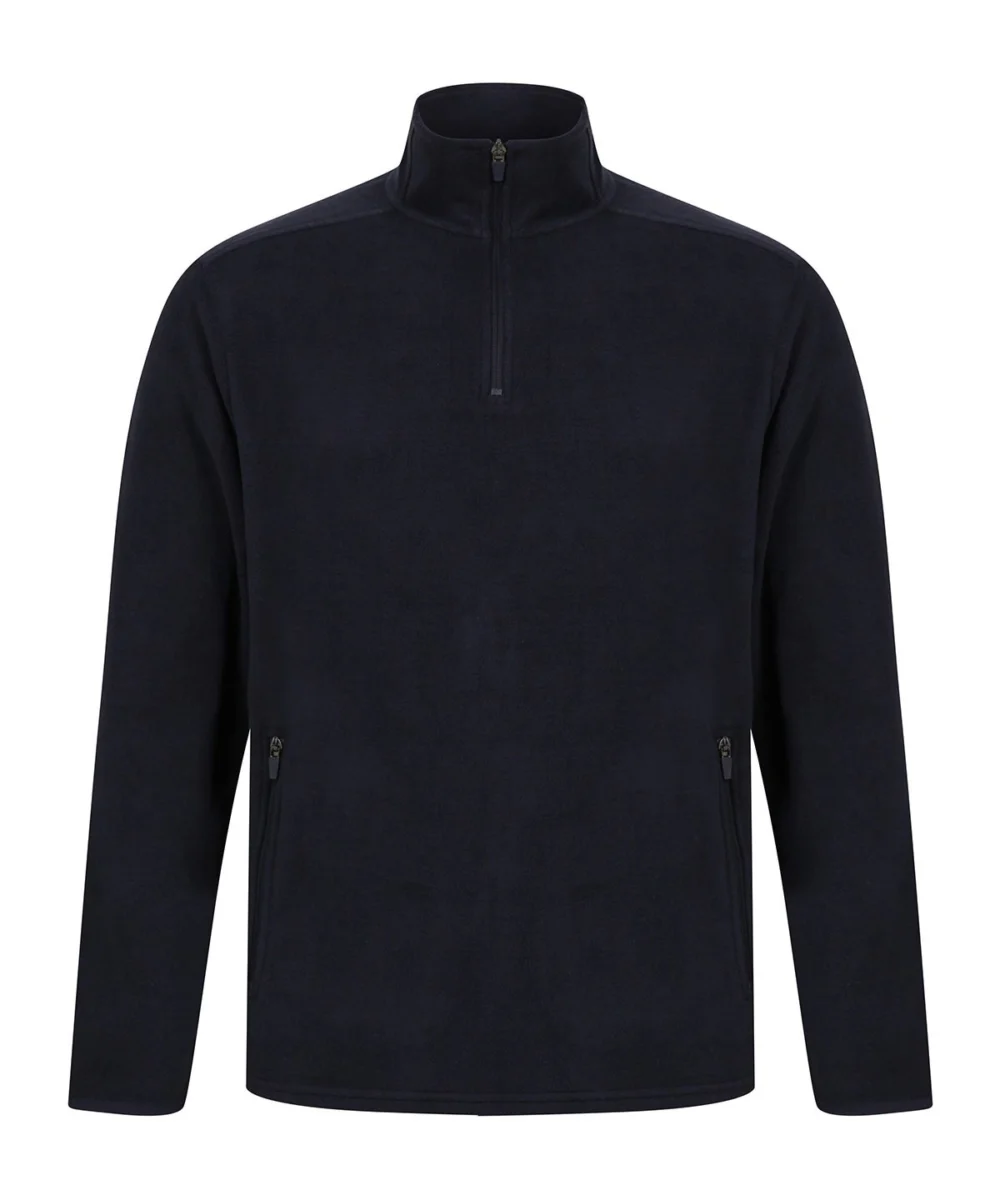 ¼ Zip Microfleece Jacket - Navy, XS hb858_black_ft