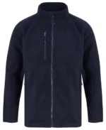 Recycled Polyester Microfleece Jacket - Navy hb860_navy_ft