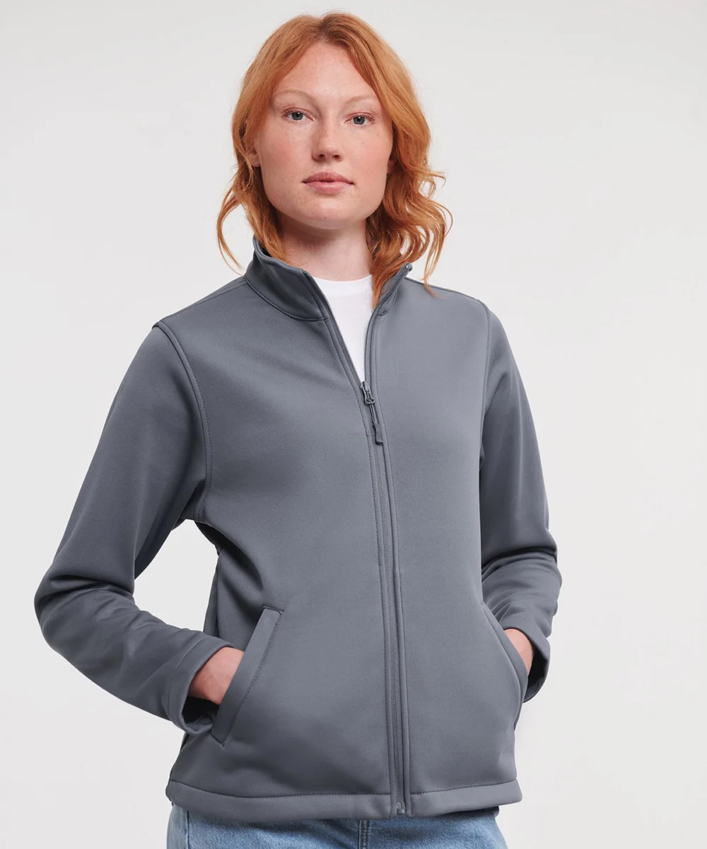 Women's Smart Softshell Jacket - Convoy Grey j040f_ls01_20253