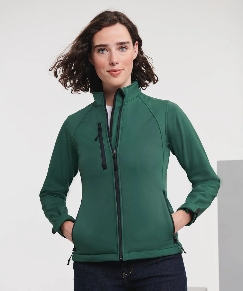 Russell Women's Softshell Jacket - Bottle Green