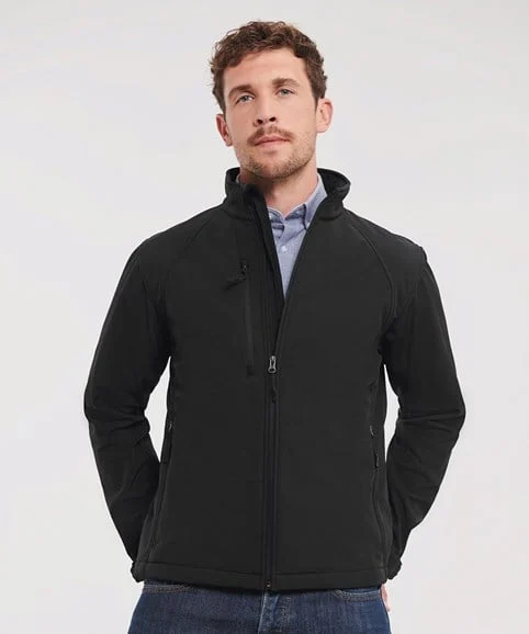 Softshell Mens Jacket - Black, XS