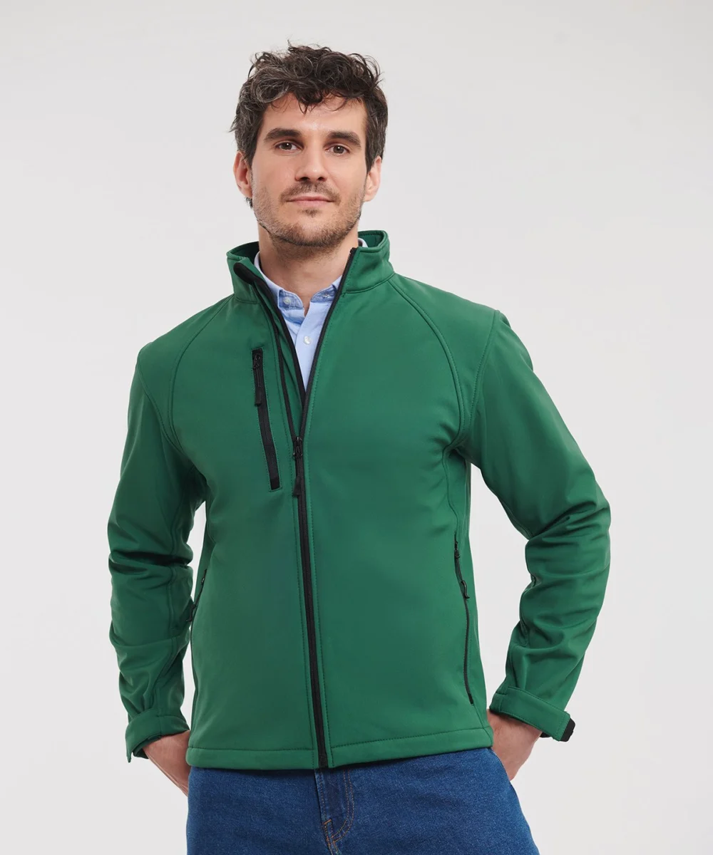 Softshell Mens Jacket - Bottle Green, XS