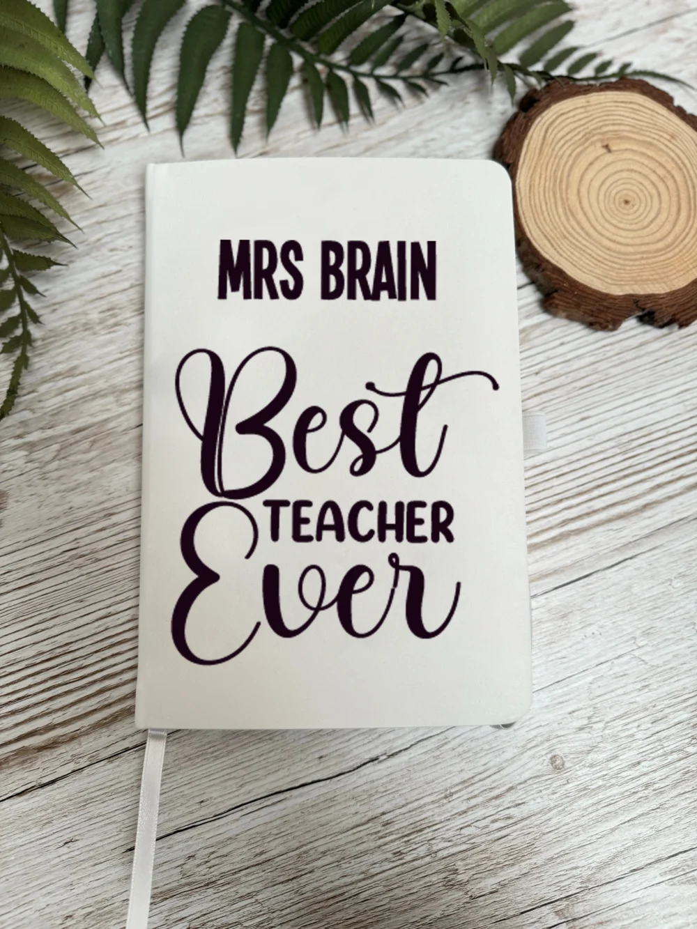 Best teacher Customisable A5 Hardback Notebook