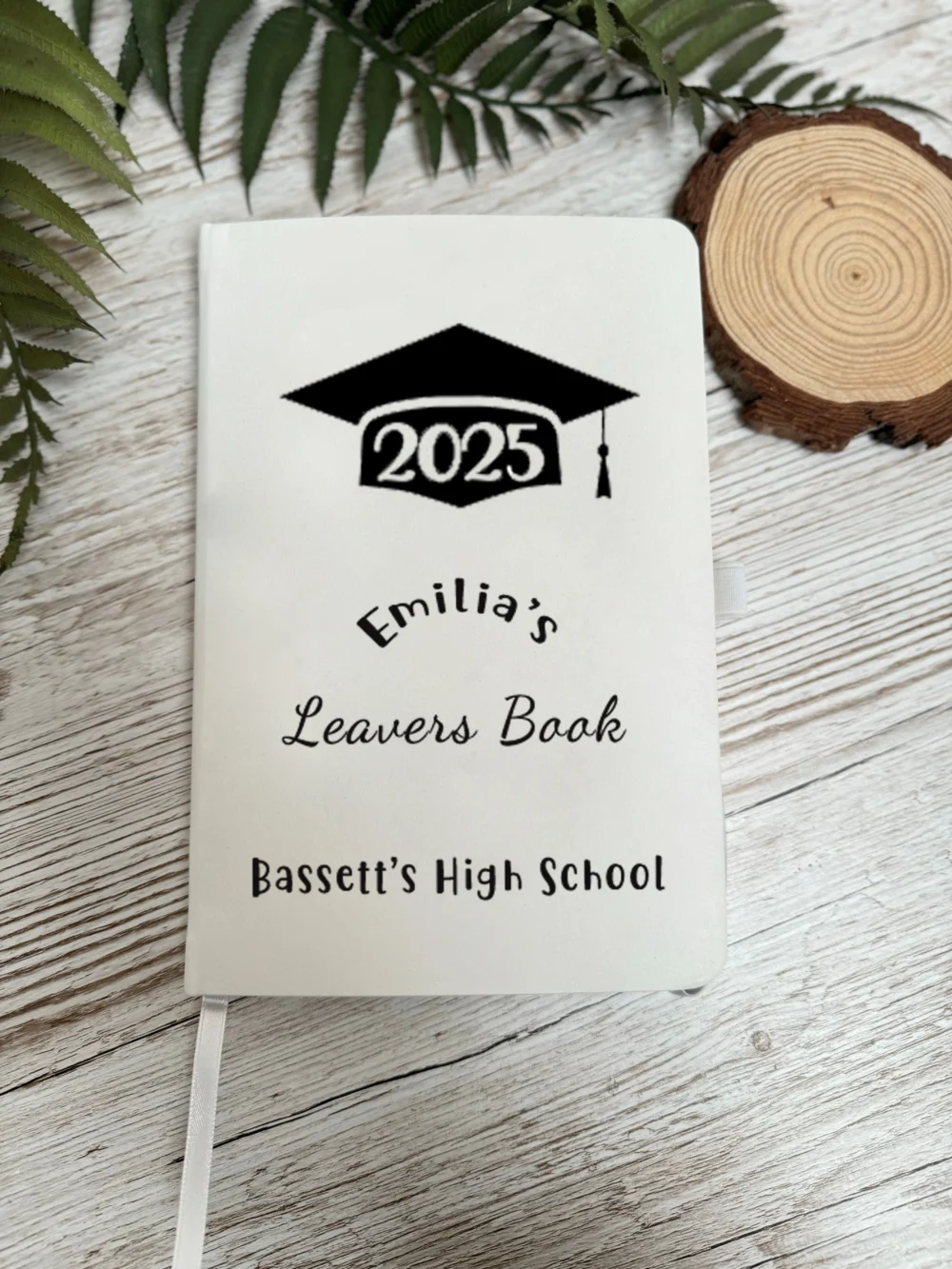 Customisable A5 Hardback Notebook for a school leaver