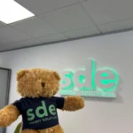Personalised teddy bear, corporate gift